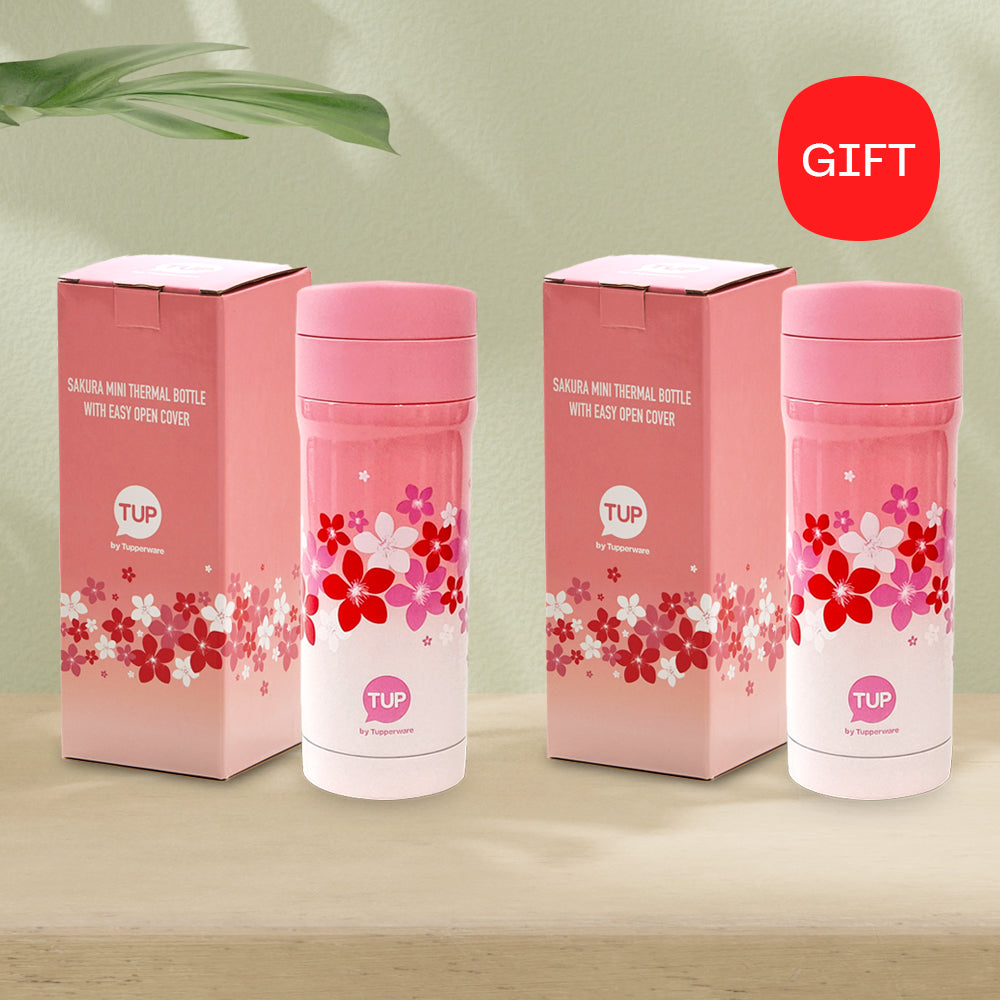 THERMOS SAKURA 300ML WITH GIFT - BELI 1, GIFT 1 -