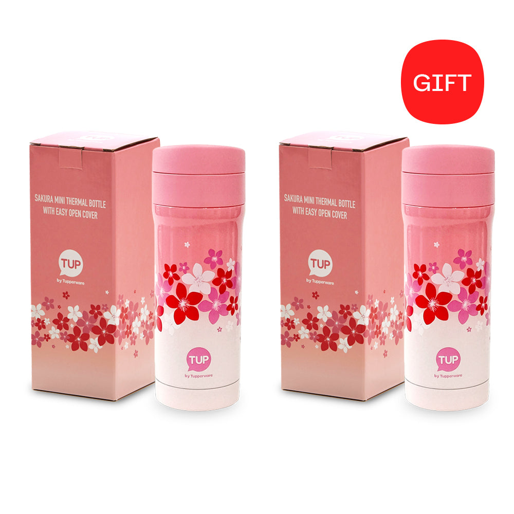 THERMOS SAKURA 300ML WITH GIFT - BELI 1, GIFT 1 -