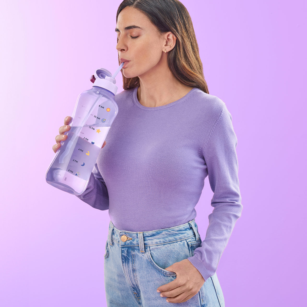 AQUAVIBE 2L - PURPLE WITH GIFT