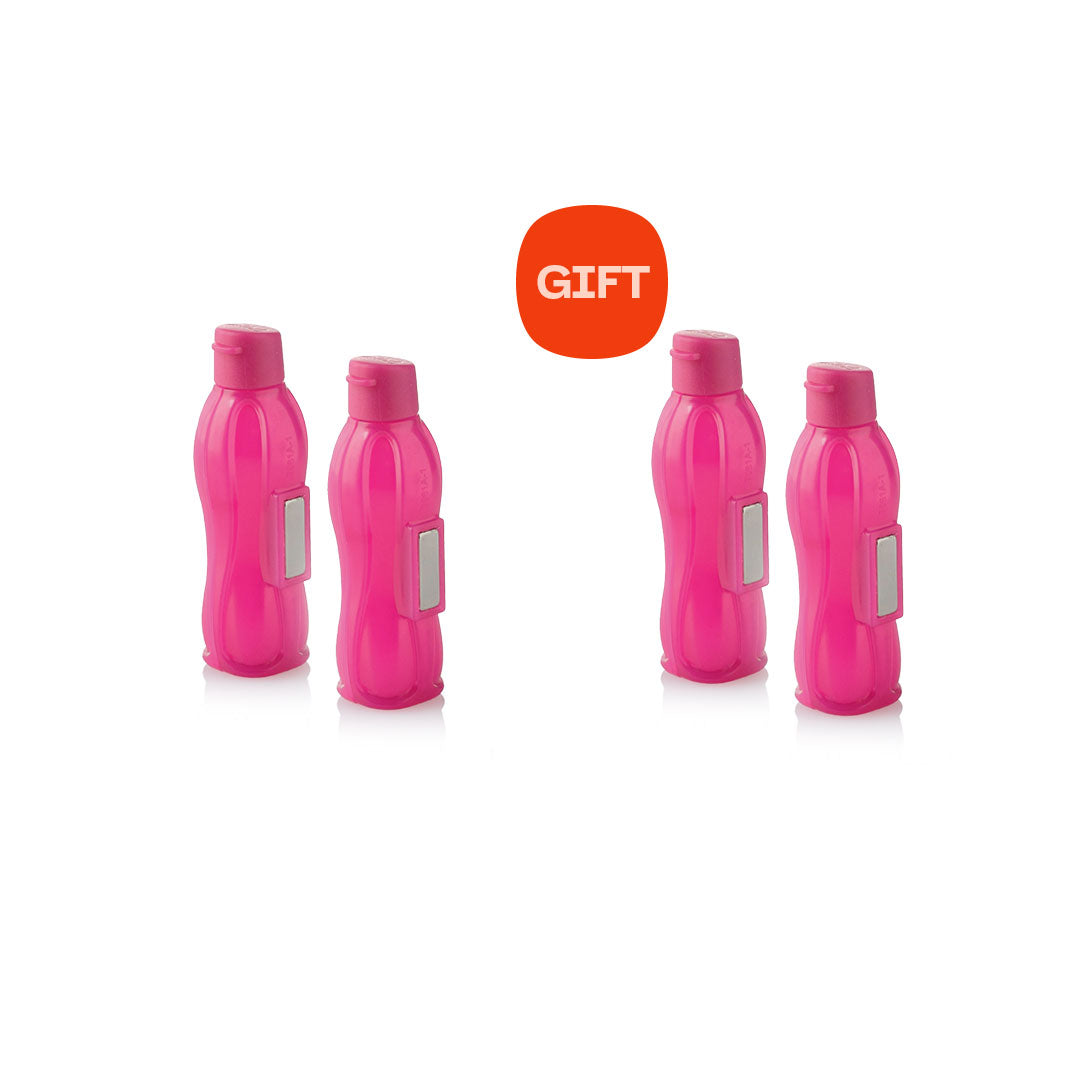 ECO BOTTLE MAGNET PINK (2) WITH GIFT