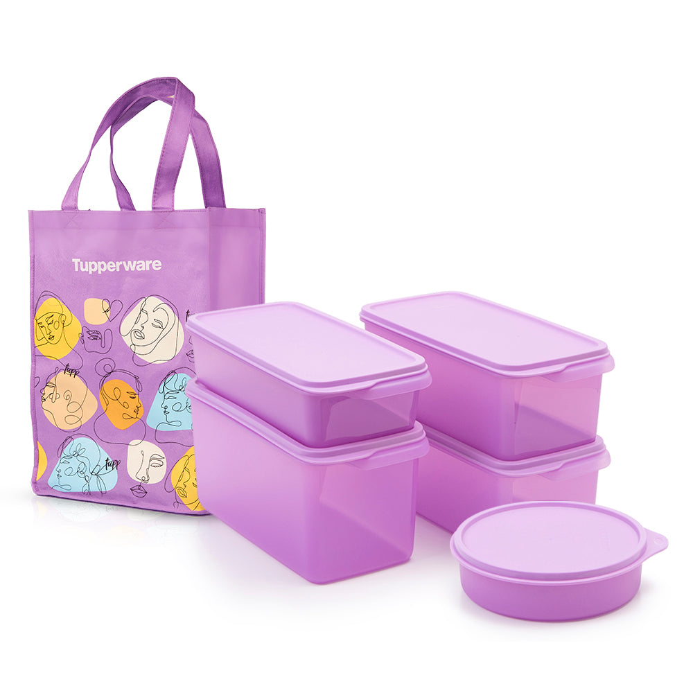 FRESHIA COLLECTION WITH BAG PURPLE