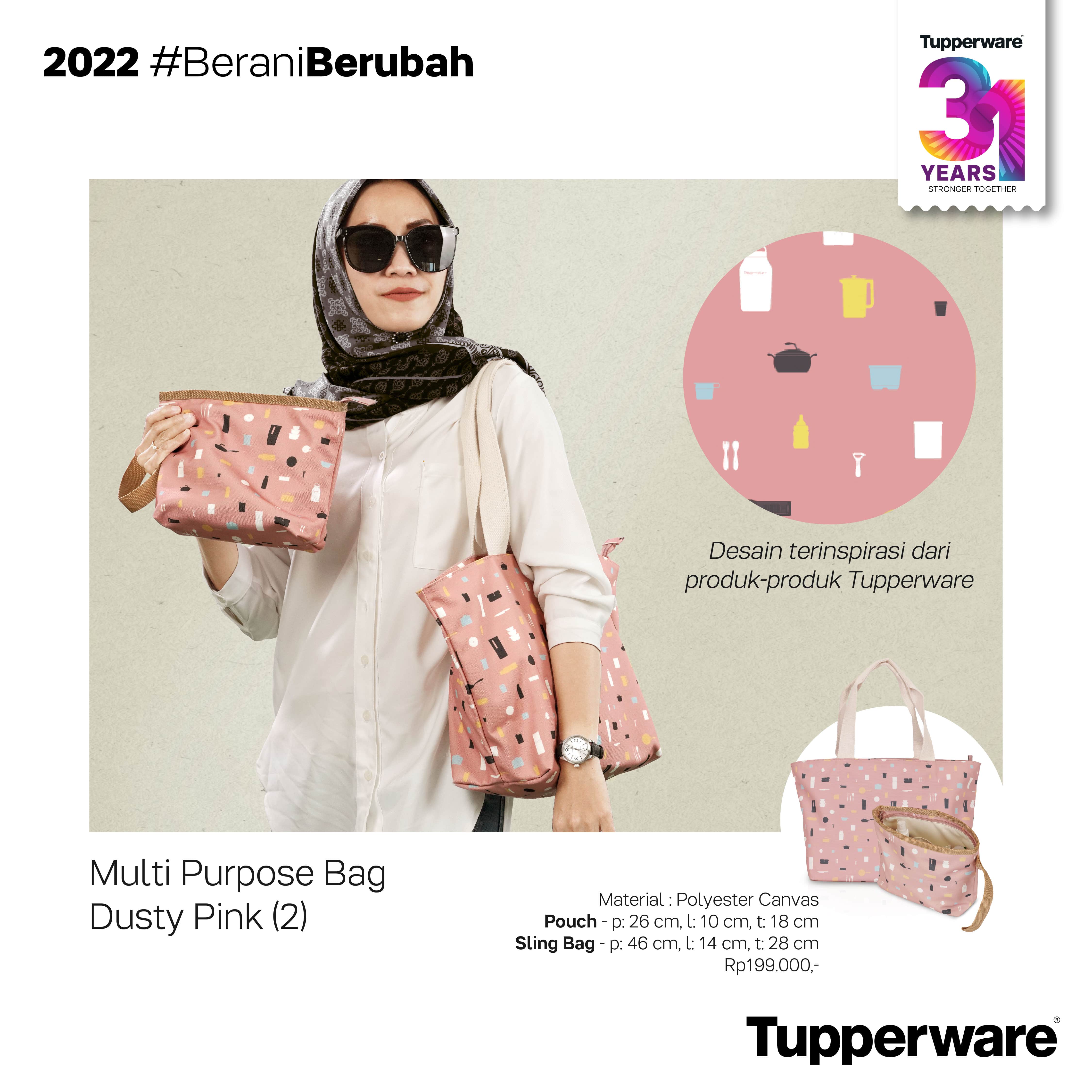 MULTI PURPOSE BAG - DUSTY PINK